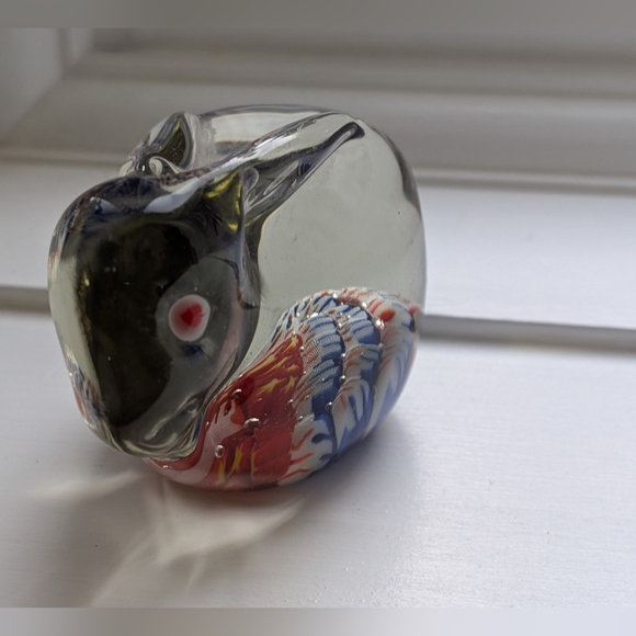 Vintage Art Glass Rabbit Paperweight - Picture 5 of 6